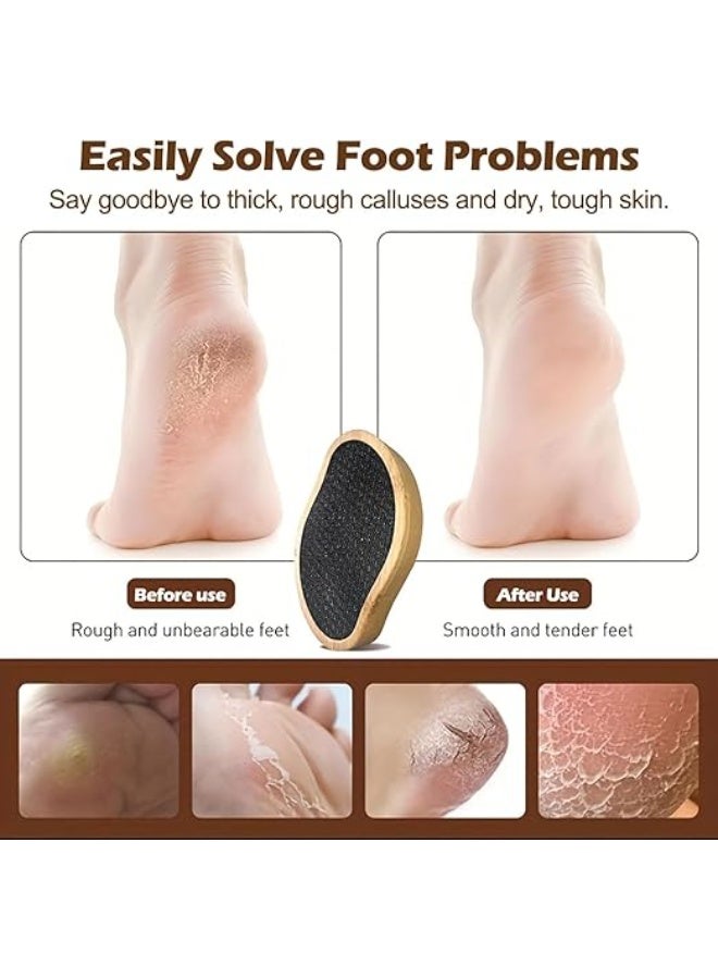 BIGTHREE Nano Glass Foot File, Bamboo Foot Scraper, Foot File Tool, Pedicure Foot Buffer, Long-Lasting Availability, for Foot Care, Removing Skin and Calluses, and Keeping Feet Tender and Smooth. - Image 4